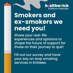 Stop Smoking service image promoting survey